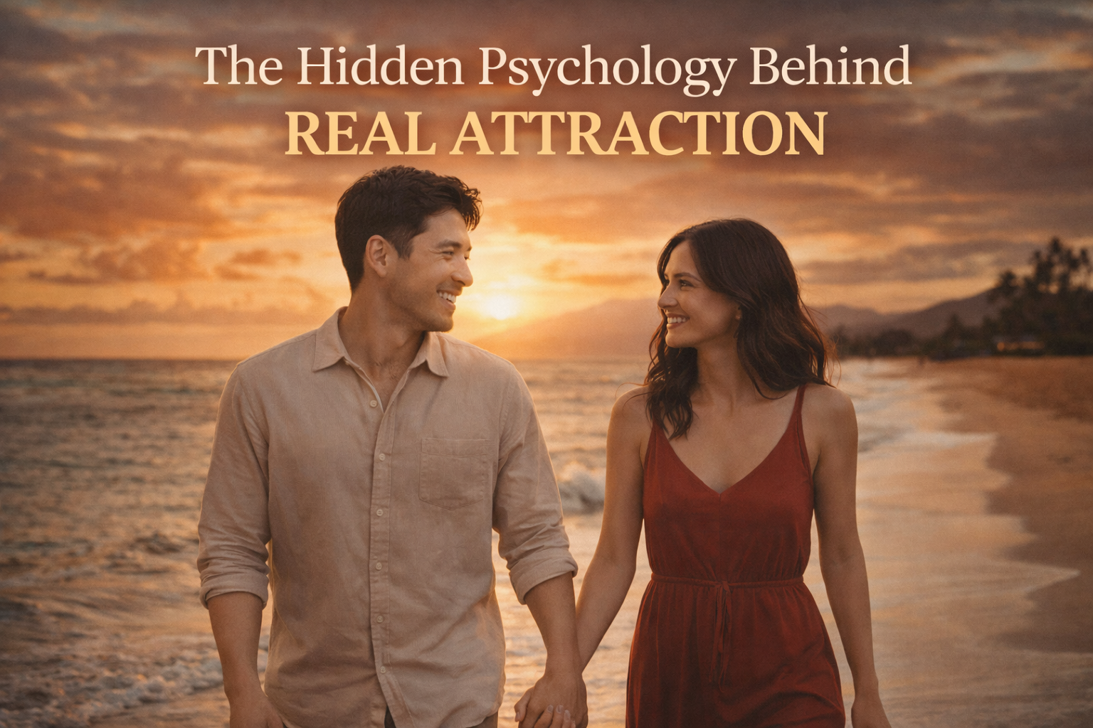 couple on a beach holding hands